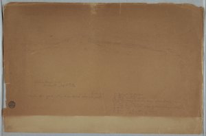 Chimborazo visas från Riobamba, Ecuador, 13 juli 1857 av Frederic Edwin Church