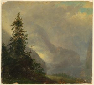 Koenigsee, nära Berchtesgeden, Bayern av Frederic Edwin Church