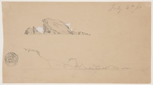 Två isberg av Frederic Edwin Church