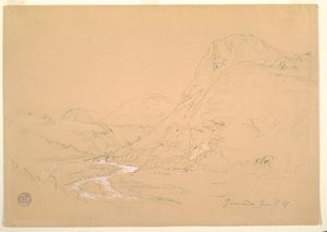 Dal nära Guaranda av Frederic Edwin Church