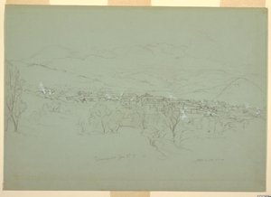 Utsikt över Guaranda, Ecuador av Frederic Edwin Church