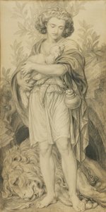 Systerlig hjälp (penna på papper) av Frederic James Shields