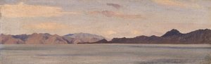 Mindre Asiens kust sedd från Rhodos av Frederic Leighton