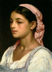 Huvudet på en italiensk flicka