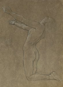 Studera för Clytie av Frederic Leighton