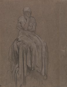 Studera för ensamhet av Frederic Leighton