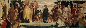 Studie för den syrakusiska bruden (olja på duk) av Frederic Leighton