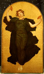 Cymbalisternas dans av Frederic Leighton