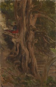Träd vid Cliveden av Frederic Leighton 1st Baron Leighton