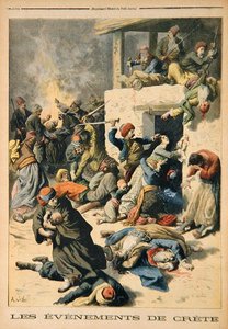 Händelser på Kreta, från "Le Petit Journal", 26 juli 1896