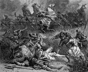 Frans I av Frankrike belägrar Pavia, Italien, 28 oktober 1524 1882-1884.