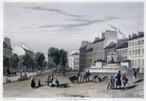 Vattentorn (fontän), Bd St Martin - i ""Paris 1832"" av Martens