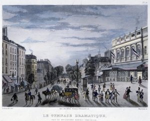 Dramatiska gymnasiet - i ""Paris 1832" av Martens