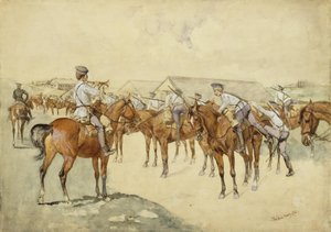En uppmaning till vapen av Frederic Remington