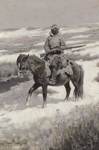 En manchurisk bandit, ca 1904 av Frederic Remington