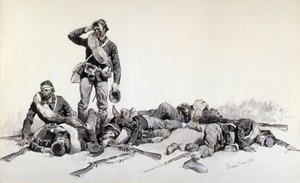 Efter slaget av Frederic Remington