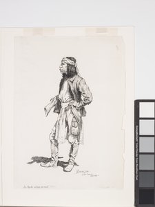 En apachesoldat eller scout av Frederic Remington