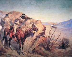 Apache Ambush (olja på duk)