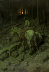 Apache Fire Signal av Frederic Remington