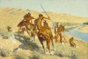 Avsnitt av Buffalo Gun av Frederic Remington