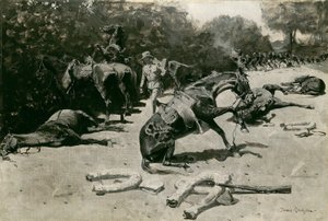 Hur hästarna dog för sitt land i Santiago av Frederic Remington