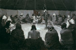 Jag ska berätta för den vita mannen av Frederic Remington