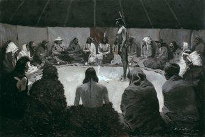 Jag ska berätta för den vite mannen av Frederic Remington
