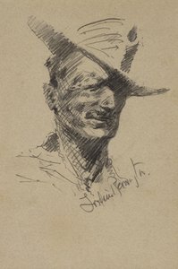 Självporträtt av Frederic Remington