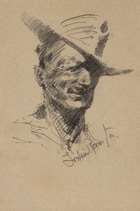 Självporträtt av Frederic Remington