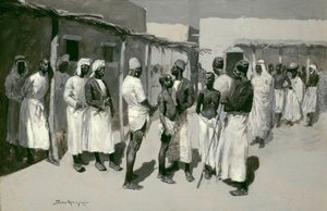 Slavmarknad av Frederic Remington