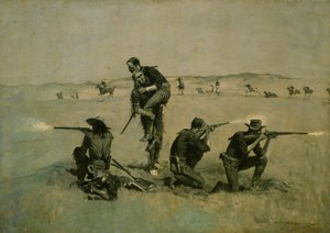 Den sista striden av Frederic Remington