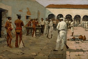 Mier-expeditionen: Teckningen av den svarta bönan av Frederic Remington