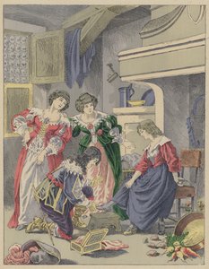 Cendrillon, Askungen (färg litho)