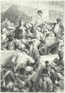 Upproret av 1 Prairial Year III, Paris, 20 maj 1795 (gravyr)