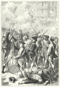 Stormning av Tuileripalatset av sans-culottes av Frederic Theodore (after) Lix