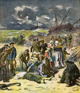 Upptäckt av döda sjömän av Frederic Theodore Lix