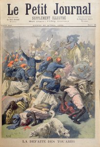 Tuaregernas nederlag, framsida av "Le Petit Journal", 30 april 1894
