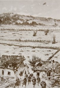 Attack on Hill 60, från "The Year 1915: a Record of Notable Achievements and Events", 1915 av Frederic Villiers