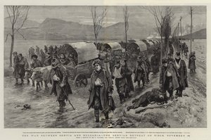 Kriget mellan Serbien och Bulgarien, den serbiska reträtten på Nisch, 26 november
