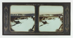 Vinter, Niagara Falls, Table Rock, Kanadas sida av Frederic and William Langenheim