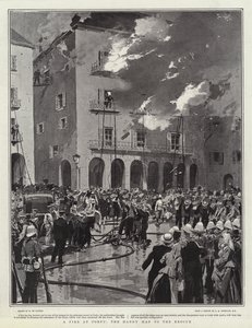 En brand på Korfu, den händige mannen till räddningen av Frederic de Haenen