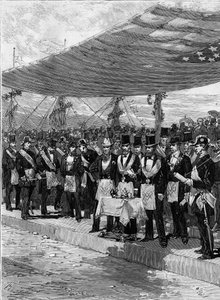 Hundraårsjubileet av Amerikas förenta staters självständighet av Frederic de Haenen