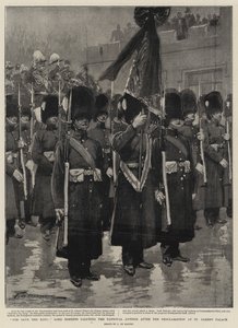 God save the King, Lord Roberts saluterar till nationalsången efter proklamationen i St James
