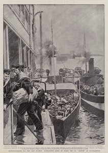 Förstärkningar för Cape Station, Bluejackets går ombord på SS-britten i Southampton av Frederic de Haenen