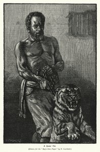 A Queer Pet (gravyr) av Frederick (after) Calvert