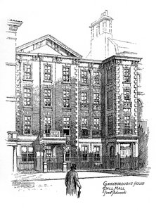 Gainsboroughs hus, Pall Mall, London, 1912 av Frederick Adcock