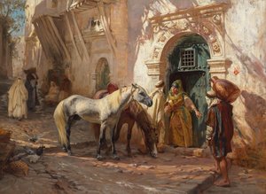 En scen i Nordafrika; 1885