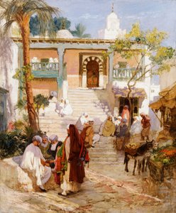 Vid souken, av Frederick Arthur Bridgman