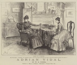 Adrian Vidal, av W E Norris av Frederick Barnard