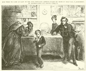 Illustration för David Copperfield av Frederick Barnard